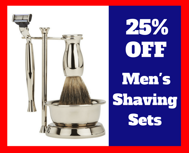 Get 25% Off Shaving Sets at Menkare Grooming