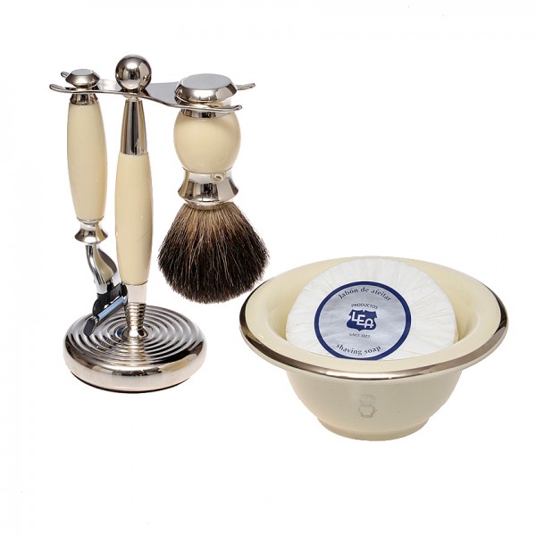 cream-3pcs-set-3-blade-with-cream-shave-bowl-and-soap-puck