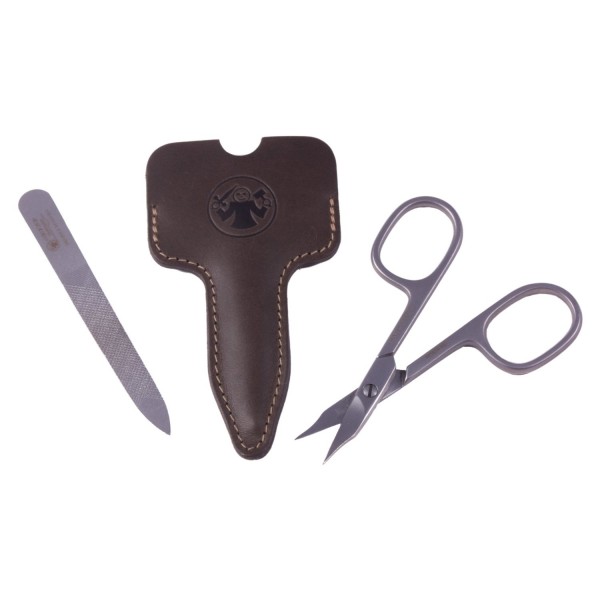 dovo-2pcs-manicure-set-brown