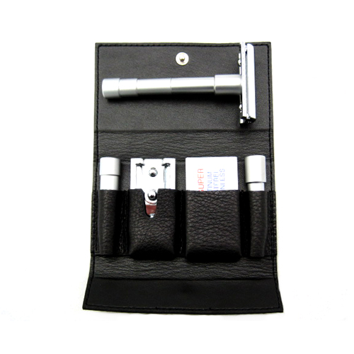 merkur-3-piece-travel-razor-blades-in-black-leather-case