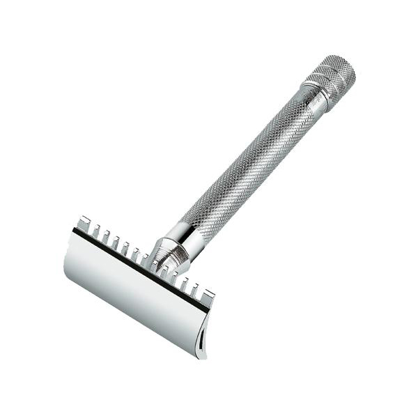 merkur-double-edge-safety-razor-open-tooth-comb-extra-long-handle-chrome
