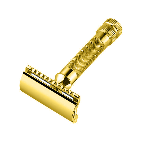 merkur-double-edge-safety-razor-straight-cut-extra-thick-handle-gold-plated