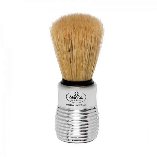 omega-hog-bristle-shaving-brush-with-chromed-plastic-handle